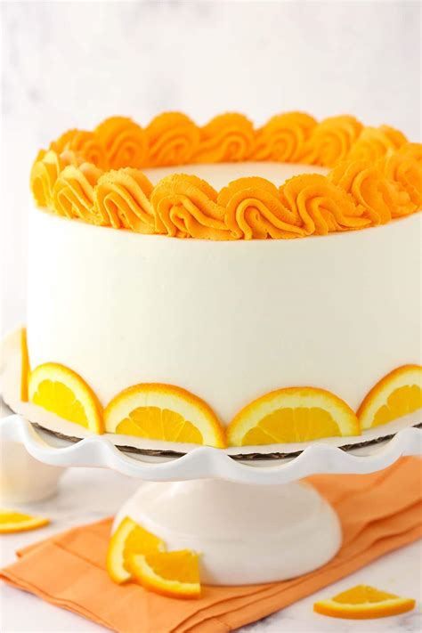 Easy Orange Layer Cake | Life Love & Sugar