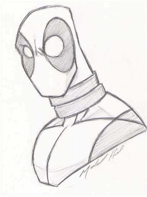 Cartoon Deadpool Drawing at GetDrawings | Free download