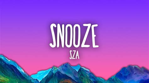 SZA - Snooze Chords - Chordify