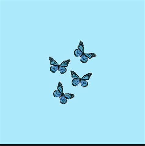 Blue Aesthetic Butterfly Wallpapers - Wallpaper Cave | Blue butterfly ...