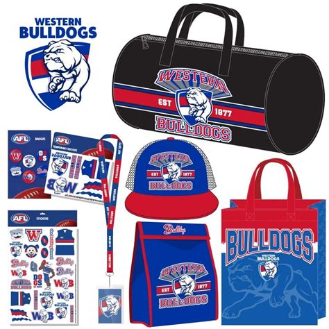 AFL Western Bulldogs Showbag | Official AFL Bulldogs Merchandise!