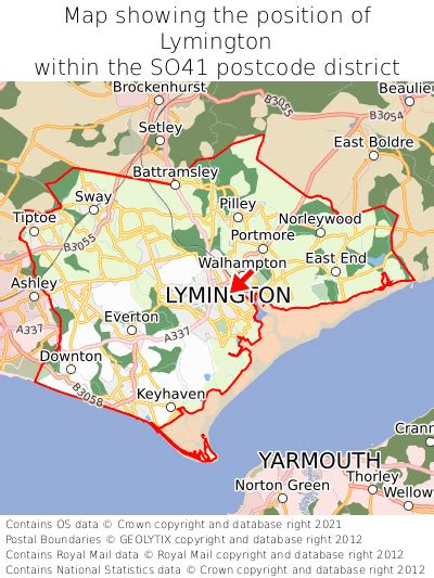 Where is Lymington? Lymington on a map