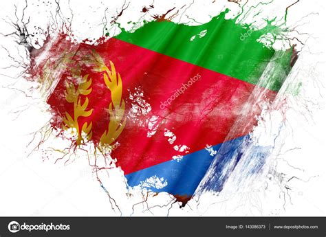 Grunge old Eritrea flag — Stock Photo © ellandar #143086373