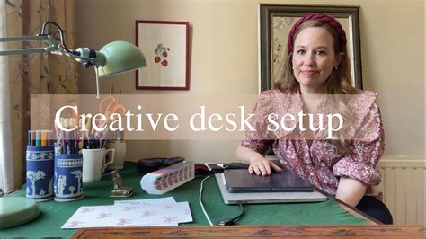 My creative desk setup for productivity - YouTube