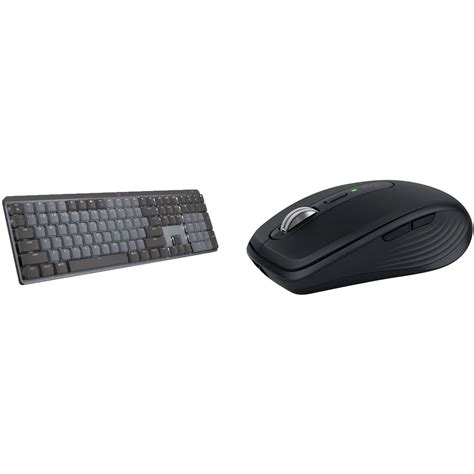 Logitech MX Wireless Mechanical Keyboard & Anywhere 3S Mouse Kit