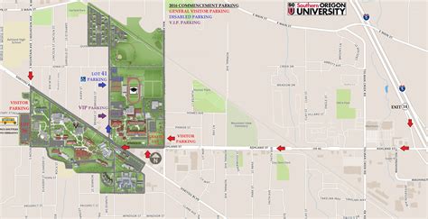 Southern Oregon University Campus Map