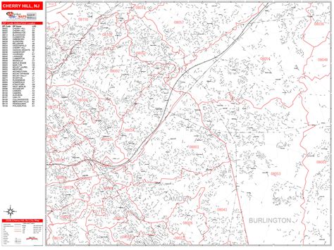 Cherry Hill Zip Code Map - Printable Maps Online