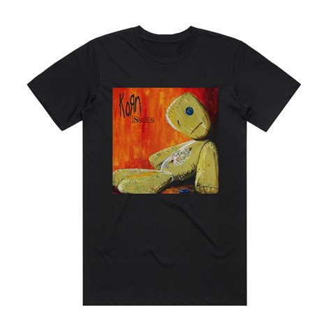 Korn Issues Album Cover T-Shirt Black – ALBUM COVER T-SHIRTS