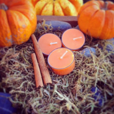 Pumpkin Spice Soy Tea Light Candles | Jojo's Candle Company