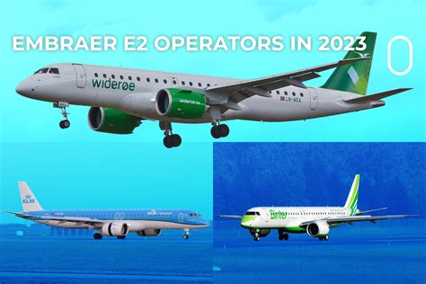 Five Years Of Commercial Service: Who Flies The Embraer E-Jet E2 Family Today?