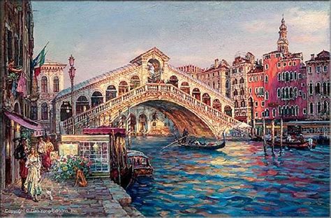 Ponte Di Rialto Painting by Cao Yong - Fine Art America