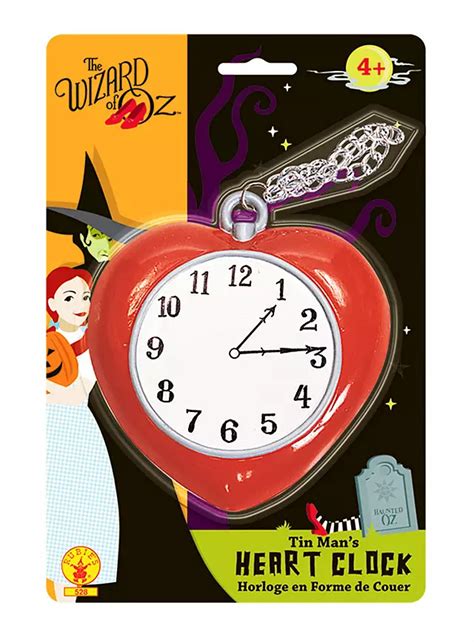 Wizard of Oz Tin Man Heart Clock