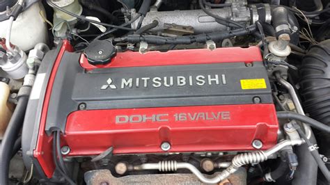 MITSUBISHI LANCER EVO 4 COMPLETE ENGINE MINUS TURBO 4G63 JDM - Engines ...