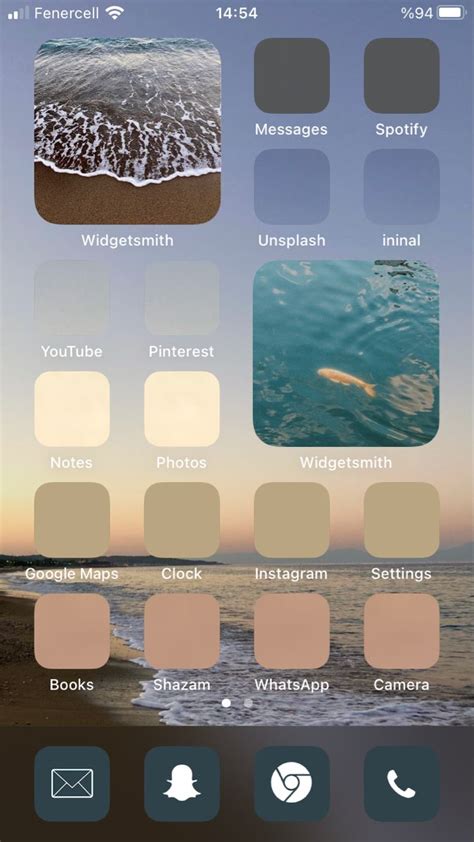 iphone home screen design aesthetic | Iphone app design, Homescreen ...