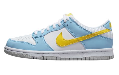 BUY Nike Dunk Low GS Next Nature White Blue Yellow | Kixify Marketplace