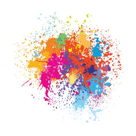 ️Colorful Paint Splatter Png Free Download| Gambr.co