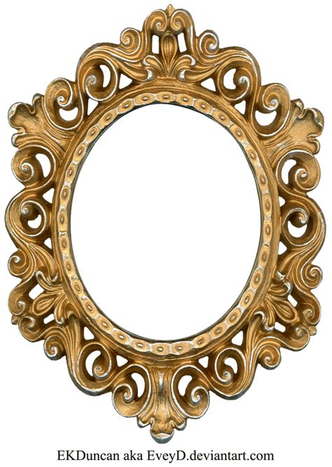 Vintage Gold and Silver Oval Frame | Gold picture frames, Antique frames, Gold frame