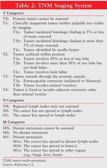 Prostate Cancer Staging Tnm - CancerWalls