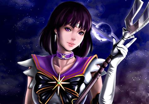 1920x1080px, 1080P free download | Sailor Saturn, hotaru tomoe, raimy329, manga, girl, purple ...