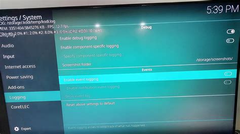 Creating debug log - Operating System - CoreELEC Forums
