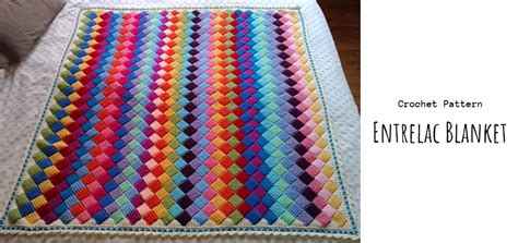 Crochet Entrelac Blanket