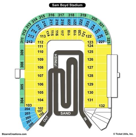 Sam Boyd Stadium Seating Chart | Seating Charts & Tickets