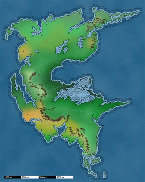 First draft of a continent and its major cities. Looking for feedback, hope you enjoy it! : r ...