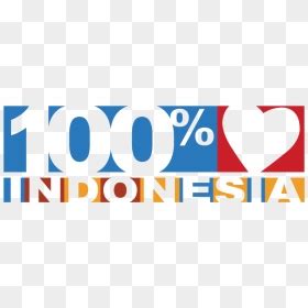 100% Indonesia Logo Vector - Logo 100 Indonesia, HD Png Download - vhv