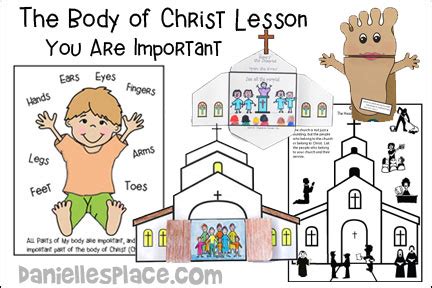 Body Of Christ Activity For Kids