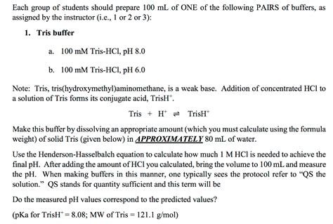 Tris Buffer Recipe | Dandk Organizer