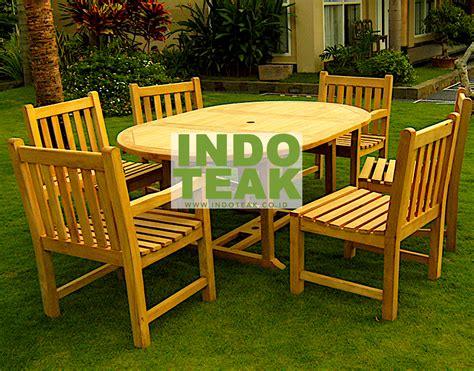 Wooden Furniture Suppliers Patio Furniture Teak Java Sets – Round Extending Table And 6 Pieces ...