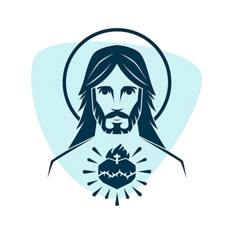 Ilustração de silhueta de jesus de design plano | Vetor Grátis