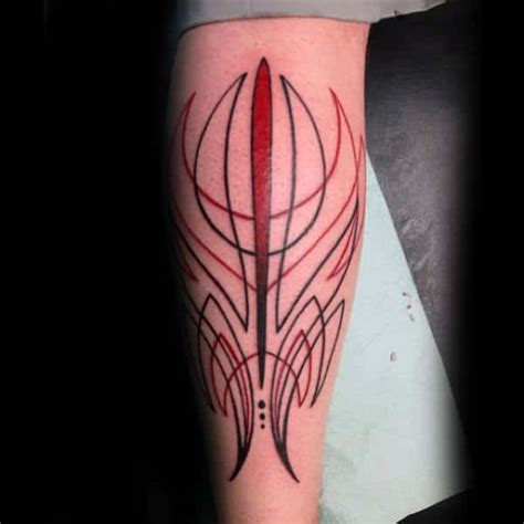 30 Fancy Pinstripe Tattoos for Men [2023 Inspiration Guide]