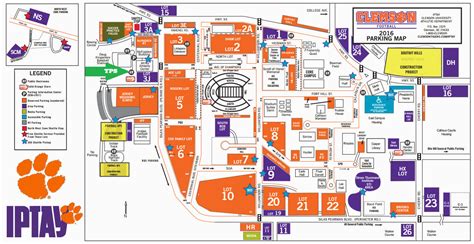 Clemson Parking Map 2024 - Prue Ursala