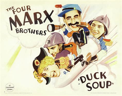 Vintage Movie Poster - The Marx Brothers in Duck Soup 1933 Mixed Media by Mountain Dreams - Fine ...