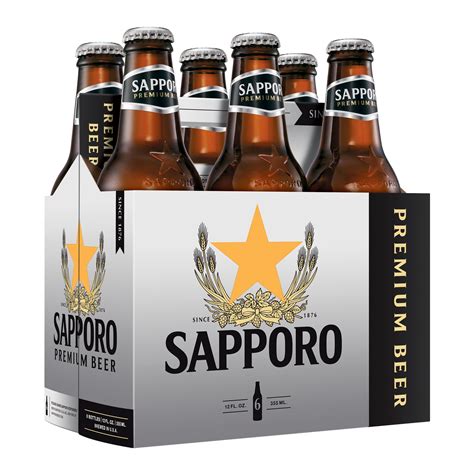 Sapporo Premium Beer 6 Pack - World Market