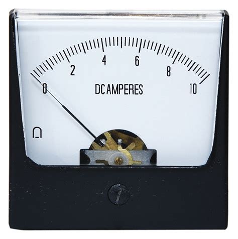 GRAINGER APPROVED Analog Panel Meter: DC Current, 0-10DC A, 3.5, Rish ...