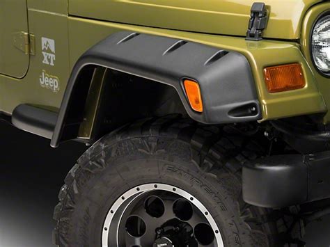 Bushwacker Jeep Wrangler 6 in. Pocket Style Fender Flares J108729 (97 ...