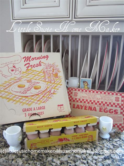 Little Susie Home Maker: Vintage Egg Cartons