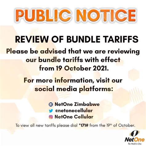 NetOne to hike its data bundles tomorrow 19 October 2021 - Zimpricecheck