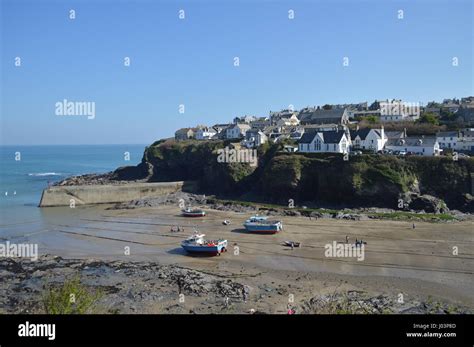 Port Isaac harbour Stock Photo - Alamy