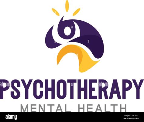 Modern colorful PSYCHOTHERAPY health logo design Stock Vector Image ...