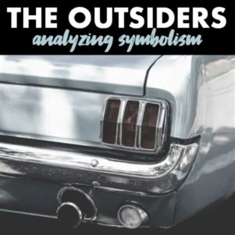 The Outsiders Symbols and Motifs Lesson Plan