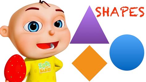 Five Little Babies Learning Shapes Kids Songs Baby Rhymes & Preschool ...