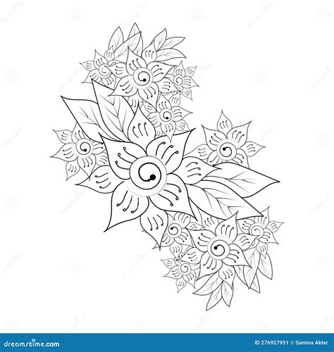 Aesthetic Flower Doodle Simple, Flower Doodle Art, Flower Doodle Zentangle Art, Flower Doodle ...