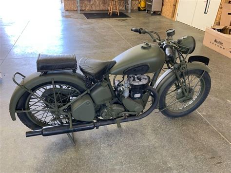 WW2 BSA M20 British Army Motorcycle for sale