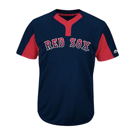 Custom Red Sox Two-Button Jersey - Red-Sox-MAI383