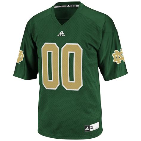 adidas Notre Dame Fighting Irish Custom Replica Football Jersey - Green ...