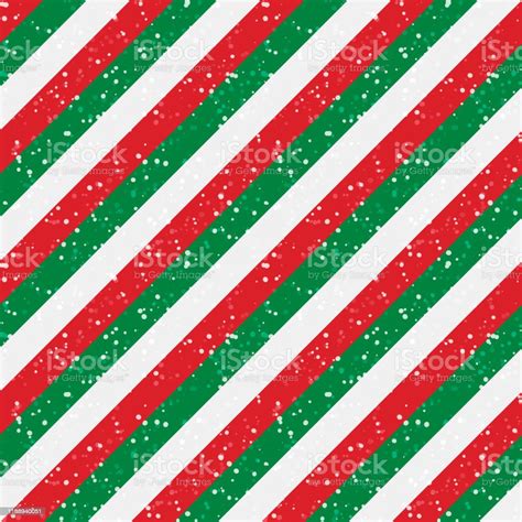 Christmas Diagonal Striped Red And Green Lines With Snow Texture Stock ...