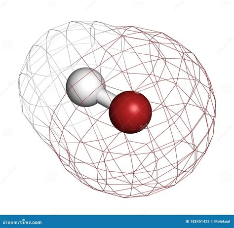 Hydroxide Anion, Chemical Structure. Skeletal Formula. Stock Image ...